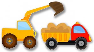 ПОТЕРЯННЫЙ Ящик с Игрушками. Строительные машинки - Самосвал и Экскаватор