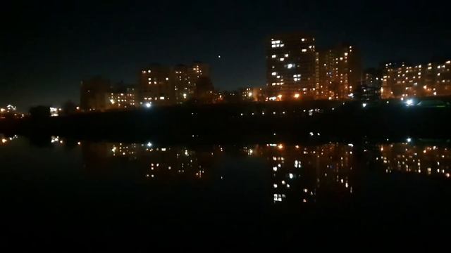 Ростов-на-Дону. Ночной вид с острова, напротив церкви Сурб-Хач. смотреть онлайн