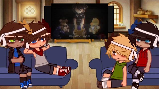 FNAF 4 TORMENTORS REACT TO C.C AFTON//FNaF GC[Rushed]