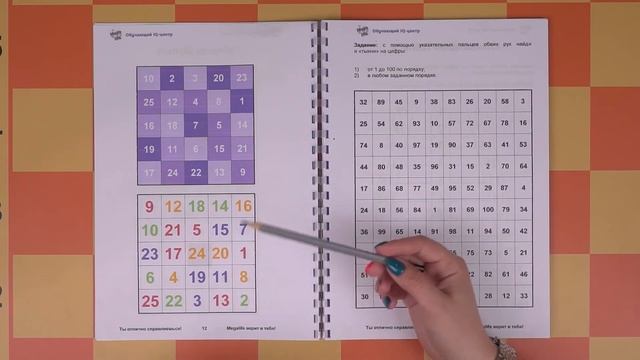 Таблицы Шульте-для тренировки периферического зрения смотреть онлайн