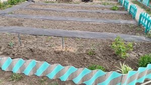 Как сделать заборчик из старого шифера