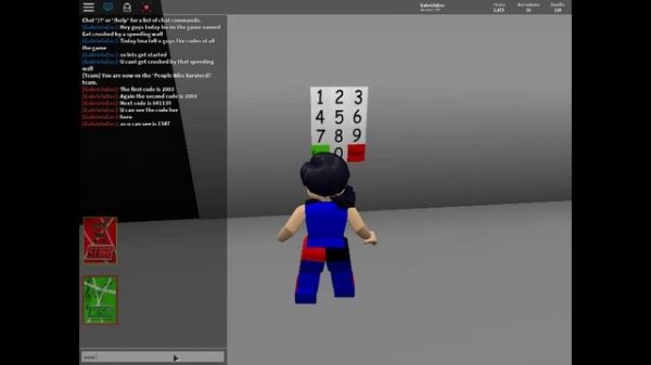 Get crushed by a speeding wall codes February Part 1 ROBLOX