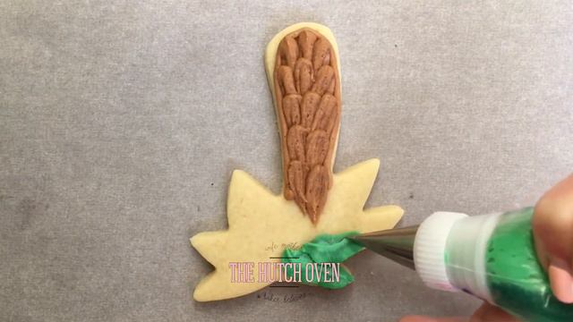 Palm Tree buttercream frosted cookie tutorial смотреть онлайн