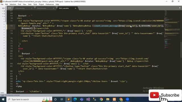 Chat Message Notification- Chat Application using PHP Ajax Jquery - 8 смотреть онлайн