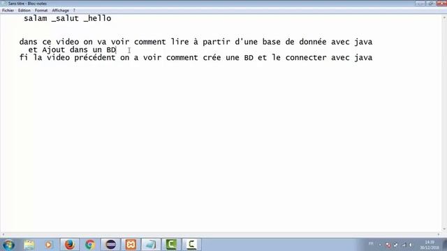comment lire et ajouter dans base de donnée avec java смотреть онлайн