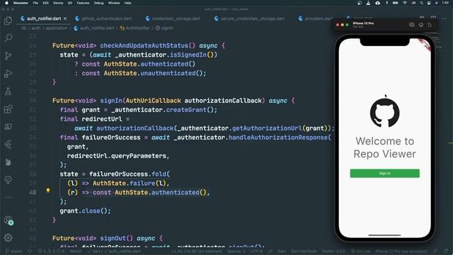 Flutter / DDD / Auth смотреть онлайн