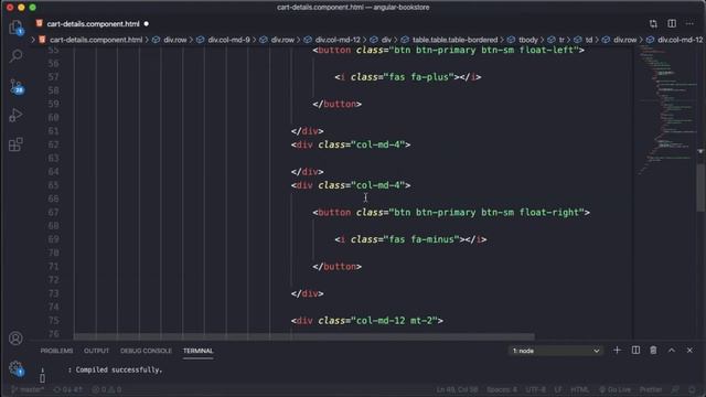 Angular 8 and Spring Boot Part 112 Update cart details view template to add icons 2020 05 27 12 2 смотреть онлайн