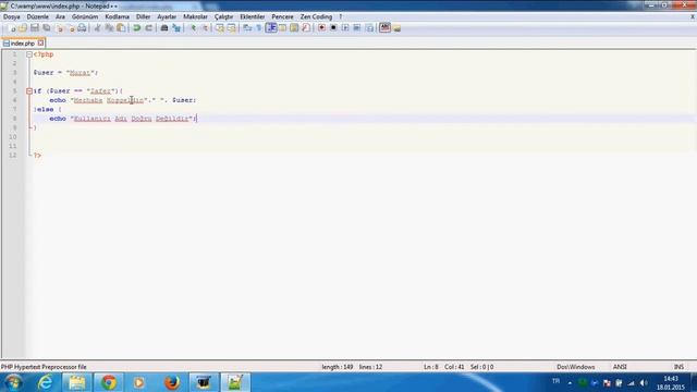 09 - Php ile if , elseif , else kullanımı смотреть онлайн