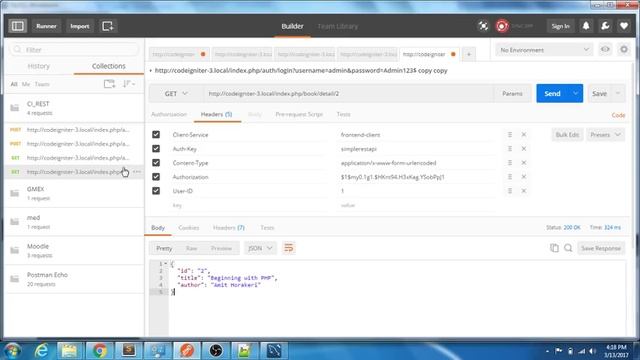 Codeigniter Restful API in 15 minutes, Codeigniter 3.0 REST API Tutorial смотреть онлайн