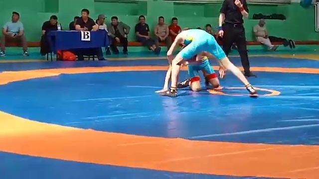 Капчагай соревнование по вольной борьбе вес 48кг Абылай 19.04.22 смотреть онлайн