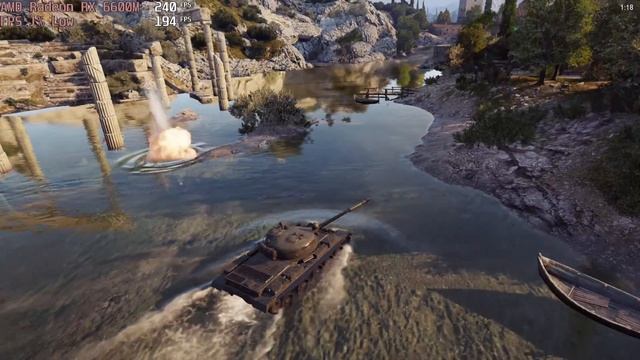 ? AMD Radeon RX 6600M - World Of Tanks Gameplay Benchmarks (1080p)