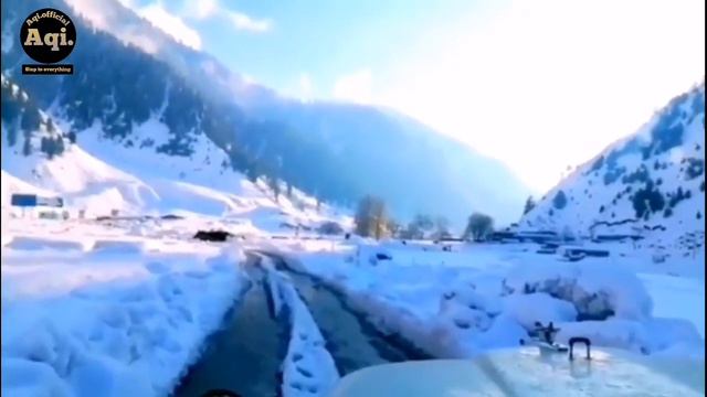 Snow Fall*beautifull Snow Status,kaghan Naran Snow|heavy Snow Falling*road Trip In Snow,aqi Offical