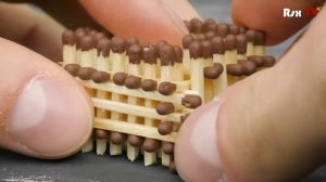 Как сделать комбайн из 10.000 спичек своими руками/How to make a combine from 10.000 matches/Amazin