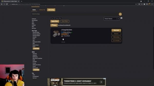 Traderie.com The New D2R Trading Platform!