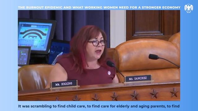 Rep. Linda Sanchez: The Burnout Epidemic and What Working Women Need for a Stronger Economy (2) смотреть онлайн