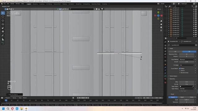 SUBWAY STATION Game Environment & Cinematic Tutorial / Blender 3.6 смотреть онлайн