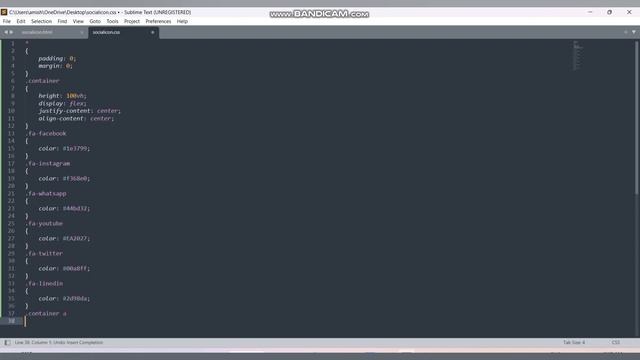 How to Create Social Media Icons using HTML and CSS| Font Awesome Icons смотреть онлайн