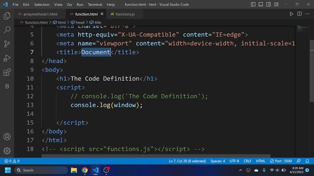 JAVASCRIPT Tutorial: What Is DOM, Introduction Play With HTML in JS|| by @theCodeDefinition смотреть онлайн