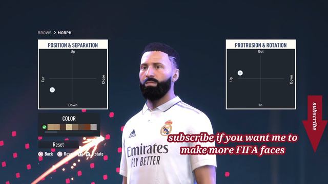 Benzema FIFA 23 pro clubs look alike [TUTORIAL] Karim Benzema face (updated) смотреть онлайн