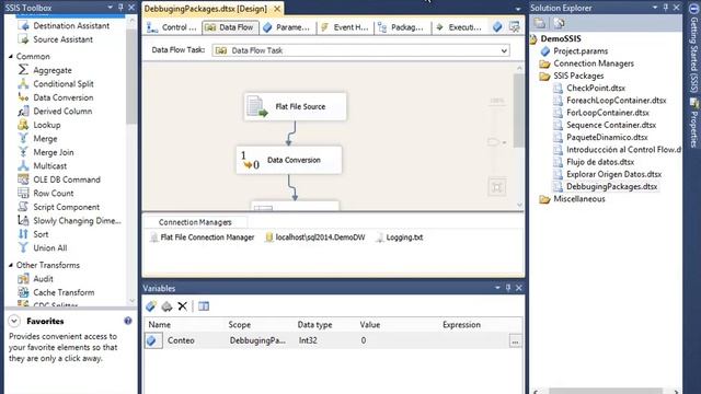 19 Manejando errores en un paquete de SSIS Data Flow смотреть онлайн
