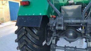 Т150К на колёсах от К 700 Снегоуборщик.mp4