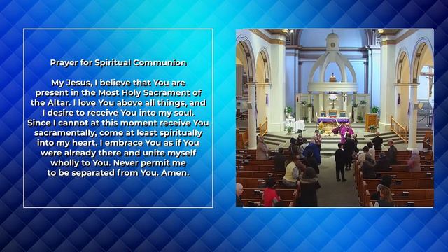 12:10pm Tuesday Mass & Rosary - March 12, 2024 смотреть онлайн