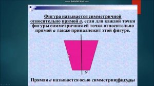 Симметрия относительно прямой