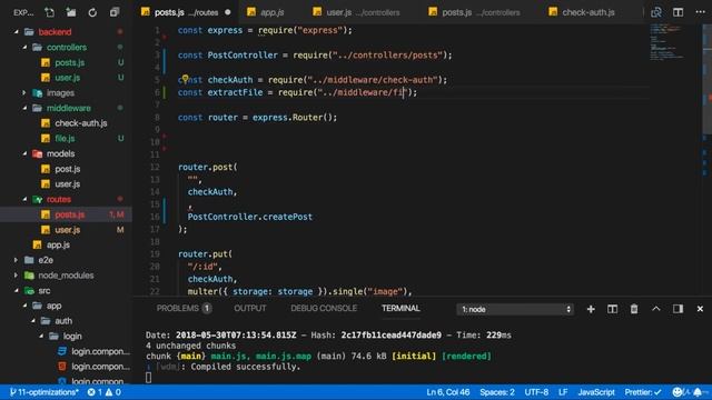 112 Separating the Middleware смотреть онлайн
