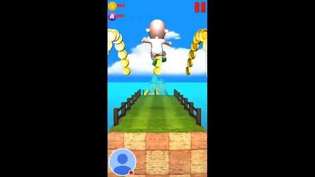 Temple Baby Run game play смотреть онлайн