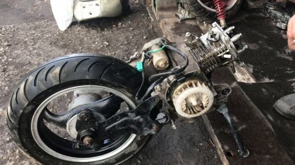 Ремонт Скутера ZONDER купленного за 40$