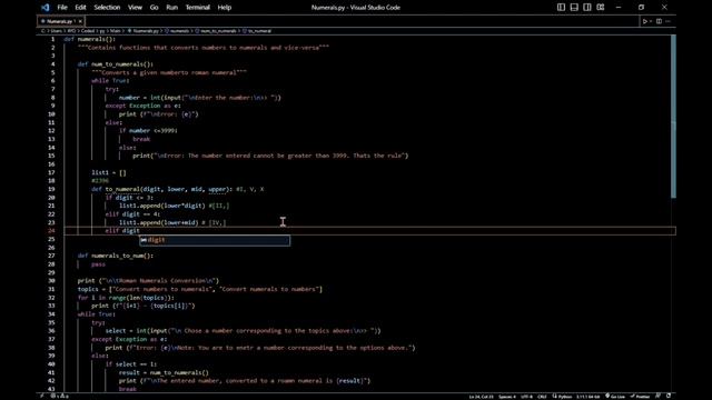 Numerals Converter in Python #1: Write Code to Convert Numbers to Roman Numerals and Vice-Versa смотреть онлайн