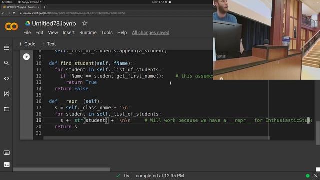 CSCI161 --- November 19 2021 смотреть онлайн