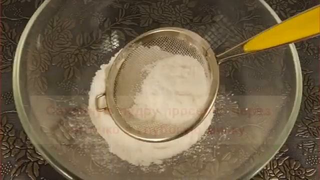 Сахарная глазурь для куличей, кексов, печенья смотреть онлайн