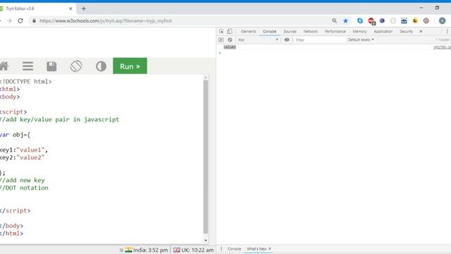 How can I add a key/value pair to a JavaScript object? смотреть онлайн
