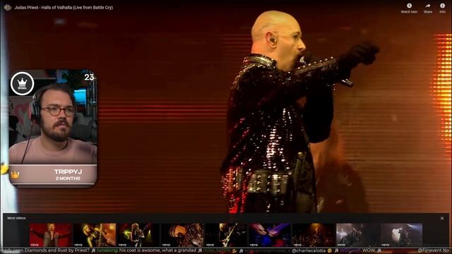 Twitch Vocal Coach Reacts to Halls Of Valhalla by Judas Priest смотреть онлайн