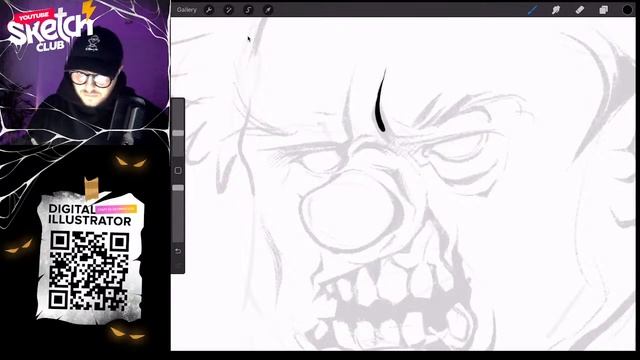Helloween Sketch Club #4. Рисуем и обсуждаем: где брать вдохновение и как рисовать каждый день? смотреть онлайн