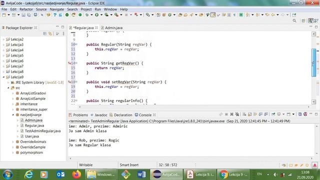 SUPER CONSTRUCTOR - Java Tutorial - Lekcija 9 - korištenje konstruktora super klase смотреть онлайн