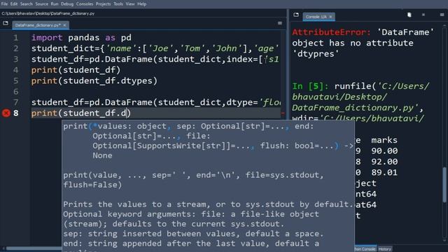 Python Dictionaries to Pandas DataFrame | High-level Data Manipulation смотреть онлайн