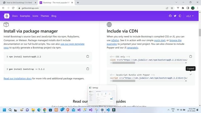 HOW TO LINK BOOTSTRAP 5 IN HTML #html #bootstrap #new смотреть онлайн