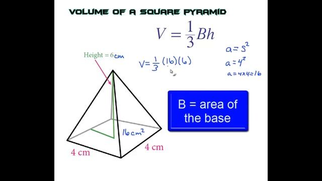 How To Find The Volume of A Square Pyramid: THE EASY WAY! смотреть онлайн