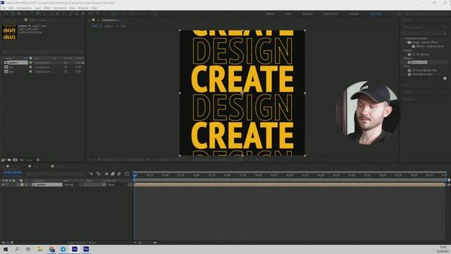 Эффектная Анимация Текста Adobe After Effects смотреть онлайн