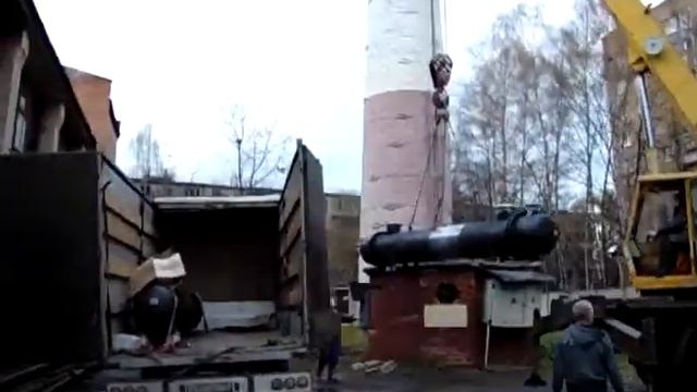 На котельную Серебрянка привезли новый бойлер смотреть онлайн