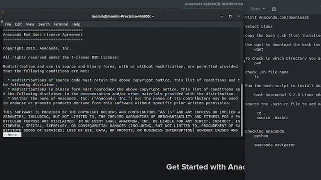 Install Anaconda in Linux Ubuntu | MTECHCARE смотреть онлайн