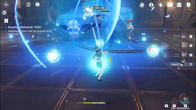 Genshin Impact MOVE (Mona x Venti) Spam смотреть онлайн