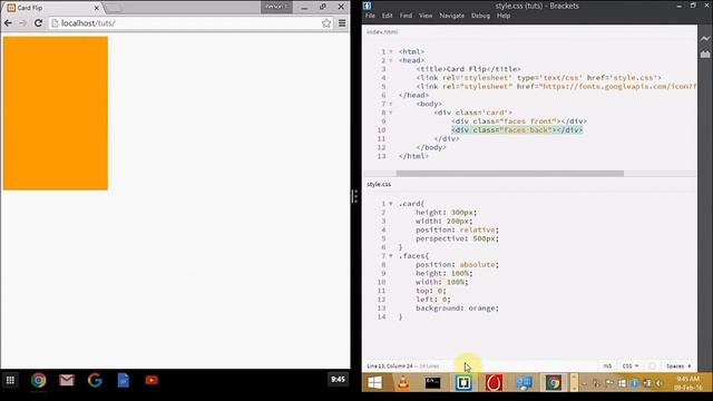 How To Make CSS 3D Card Flip Transition - TheMindSpeaks смотреть онлайн