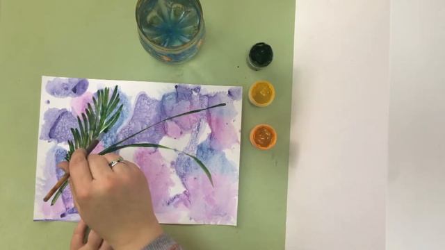 #13. РИСУНОК НА 8 МАРТА. ВЕТКА МИМОЗЫ смотреть онлайн