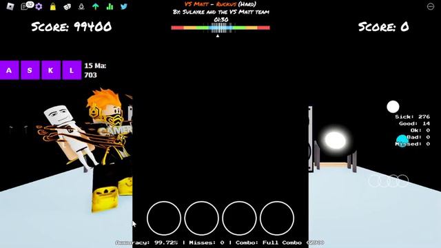Ruckus 99.66 accuracy , 690 combo , 653 SICK , 35 GOOD , 2 OK , 0 BAD , 0 MISS = FCCC смотреть онлайн