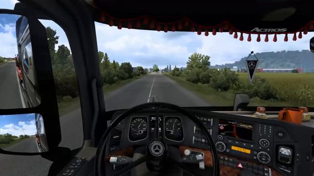 ETS2 (1.46). Bartoland Map. Talmont St Hilaire - Saint Vincent. Mercedes Actros MP4 by Schumi. смотреть онлайн