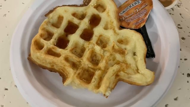 ? ВАФЛИ ? ШИВОРОТ НАВЫВОРОТ завтрак в отеле Остин Техас 24.04.2019