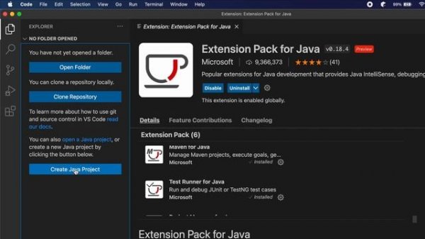 Run Java program in Visual Studio Code | VsCode extension for java programming in VsCode